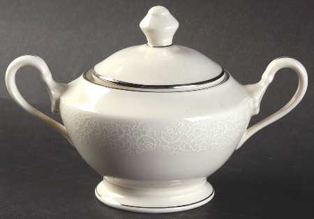 Garland Rose Sugar Bowl & Lid