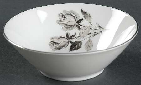 Silhouette Rose Fruit/Dessert (Sauce) Bowl