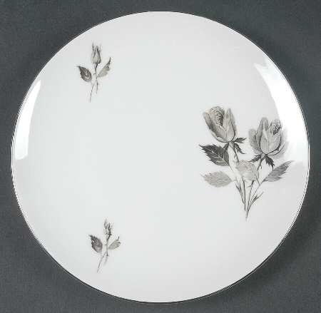 Silhouette Rose Bread & Butter Plate