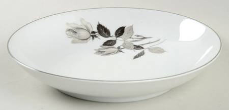 Silhouette Rose Coupe Soup Bowl