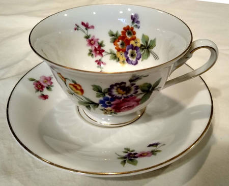 5349 Footed Cup & Saucer Set