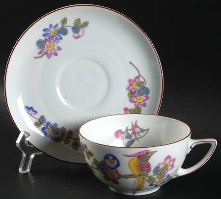 Flat Cup & Saucer Set