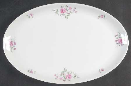 Wild Rose 12" Oval Serving Platter
