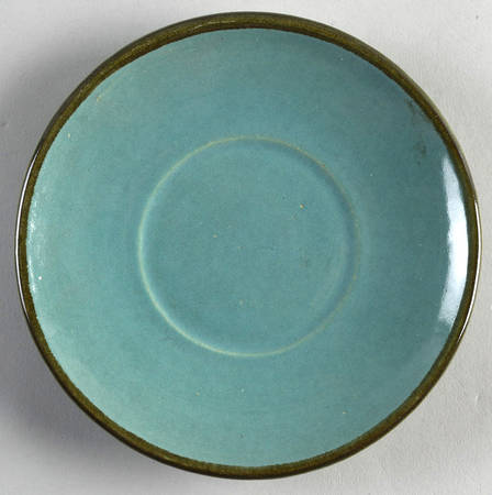 Country Fare (Ribbed Back, Unglazed Ring) Saucer for Oversized Cup