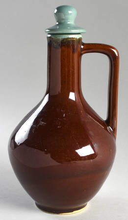 Country Fare (Ribbed Back, Unglazed Ring) Open Carafe