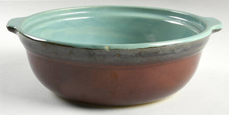 Country Fare (Ribbed Back, Unglazed Ring) 3 Quart Round Casserole No Lid