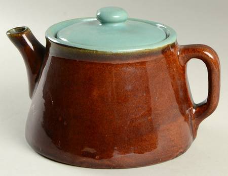 Country Fare (Ribbed Back, Unglazed Ring) Teapot & Lid