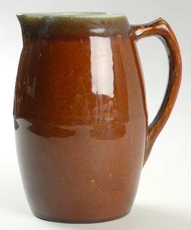 Country Fare (Ribbed Back, Unglazed Ring) 60 Oz Pitcher