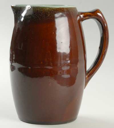 Country Fare (Ribbed Back, Unglazed Ring) 56 Oz Pitcher