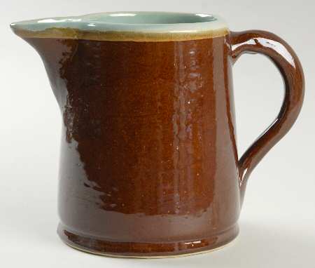 Country Fare (Ribbed Back, Unglazed Ring) 24 Oz Pitcher