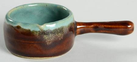 Country Fare (Ribbed Back, Unglazed Ring) 2" Pipkin