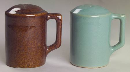 Country Fare (Ribbed Back, Unglazed Ring) Salt & Pepper Set