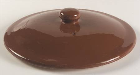 Country Fare (Ribbed Back, Unglazed Ring) Lid for 2 Qt Round Covered Casserole