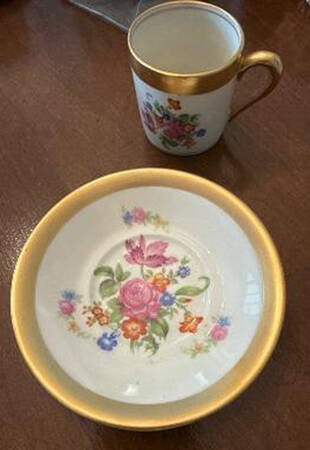 CCD2 Flat Demitasse Cup & Saucer Set