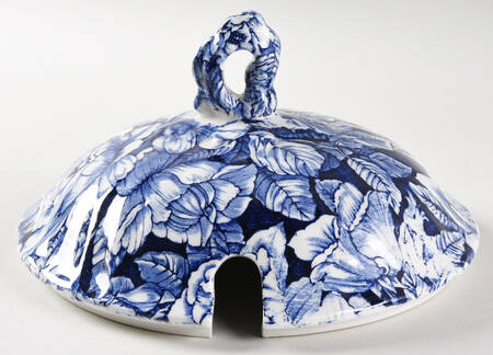 Bermuda Blue Lid for Tureen