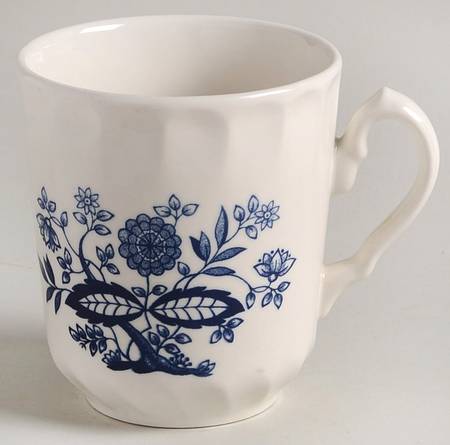 Blue Onion (Scalloped) Mug