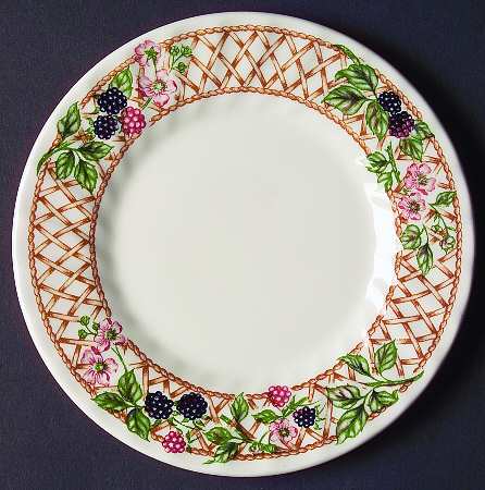 Blackberry Trellis Bread & Butter Plate