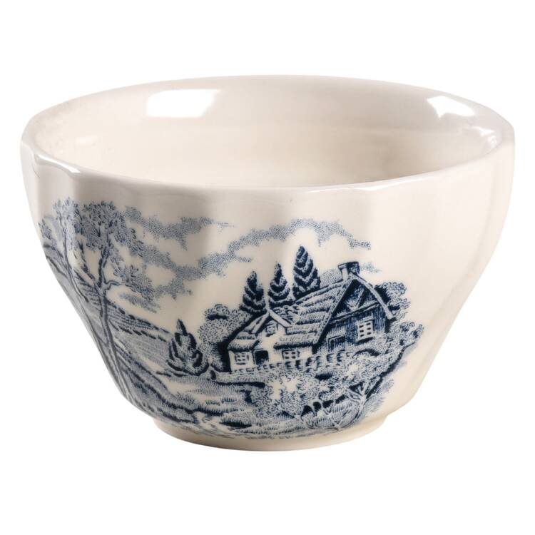 The Brook Blue (Made in England) Open Sugar Bowl Or Sugar Base