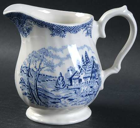 The Brook Blue (Made in England) Creamer