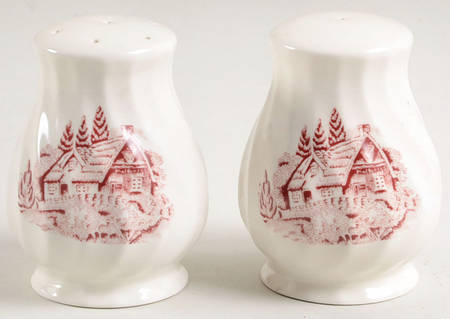 The Brook Pink (Made in England) Salt & Pepper Set