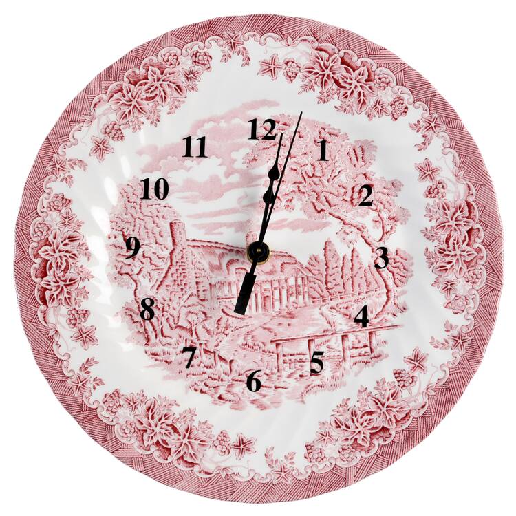 The Brook Pink (Made in England) 1-2" depth  Clock Plate HC