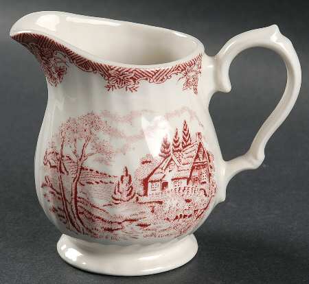 The Brook Pink (Made in England) Creamer