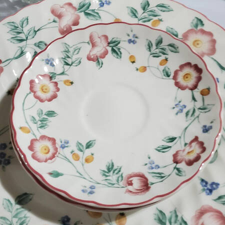 Briar Rose Saucer for Flat Cup