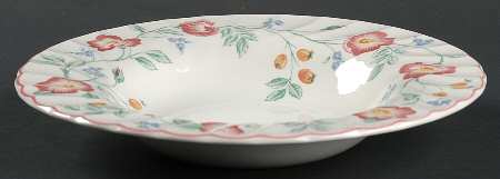 Briar Rose Rim Soup Bowl
