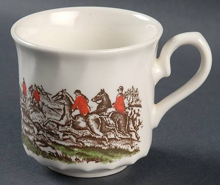 Country Life Brown Multicolor Flat Cup