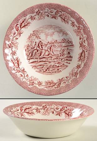 Country Life Pink Coupe Cereal Bowl