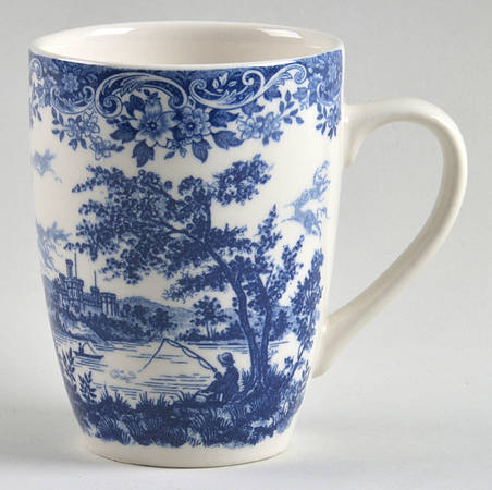 English Scene Blue Mug