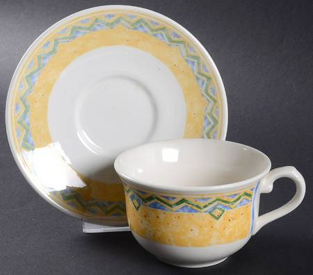 Herat Flat Cup & Saucer Set