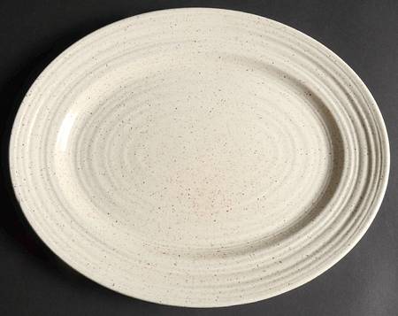 Homespun 12" Oval Serving Platter