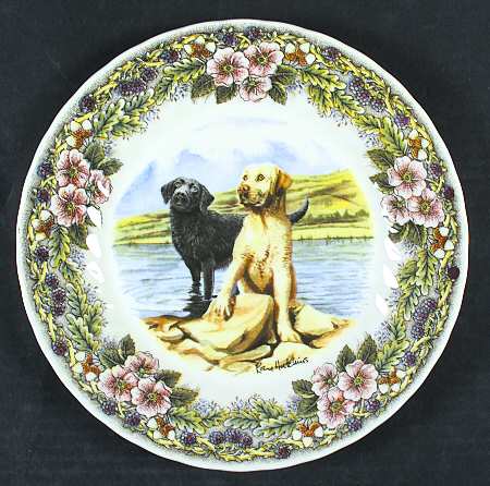 Hunting Dogs Dinner Plate