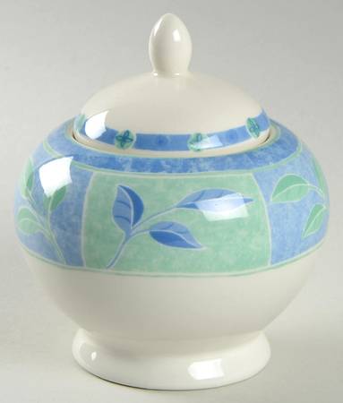 Java Sugar Bowl & Lid
