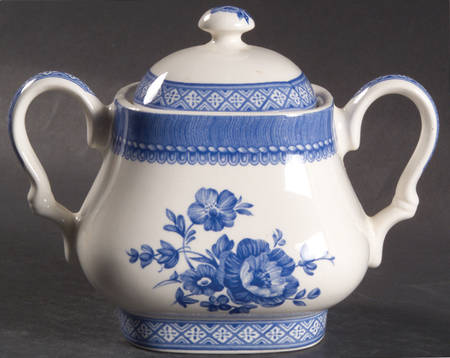 Out of The Blue Sugar Bowl & Lid
