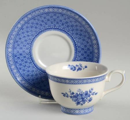 Out of The Blue Footed Cup & Saucer Set