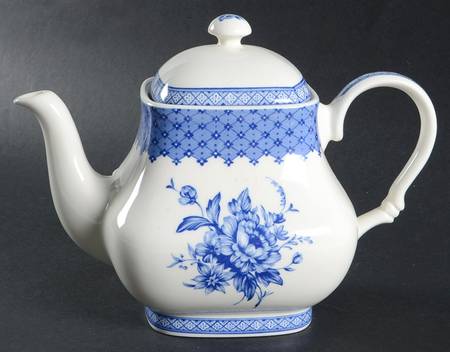 Out of The Blue Teapot & Lid