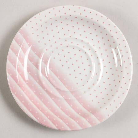 Pink Shades Saucer for Flat Cup