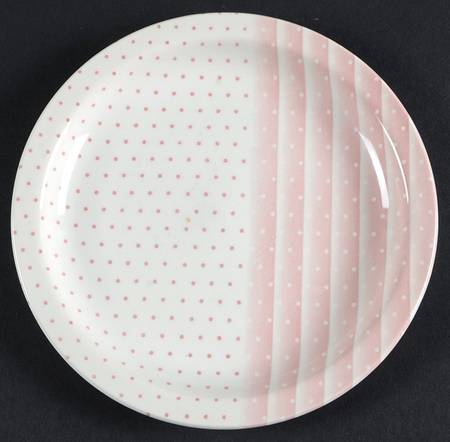 Pink Shades Bread & Butter Plate