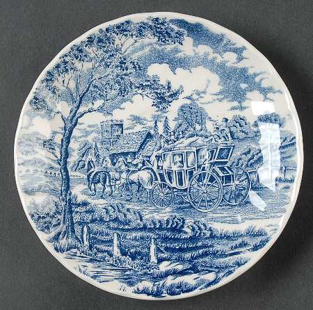 Royal Mail Blue (Made in England) Saucer