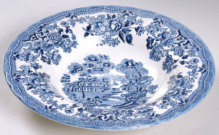 Tonquin Blue Rim Soup Bowl
