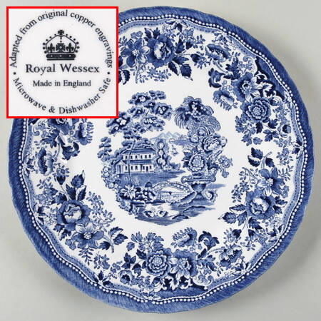 Tonquin Blue Dinner Plate