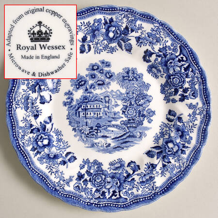 Tonquin Blue Salad Plate