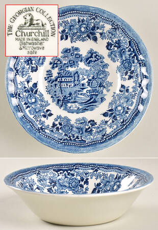Tonquin Blue Coupe Cereal Bowl