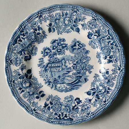 Tonquin Blue Bread & Butter Plate
