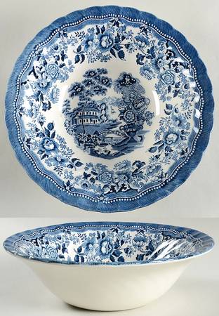 Tonquin Blue 9" Round Vegetable Bowl