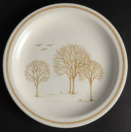 Trees Salad Plate