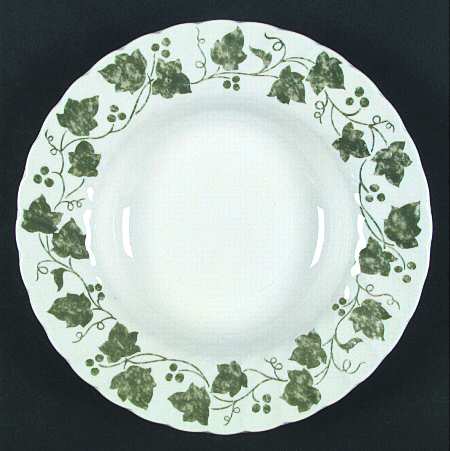 Verdigris Rim Soup Bowl