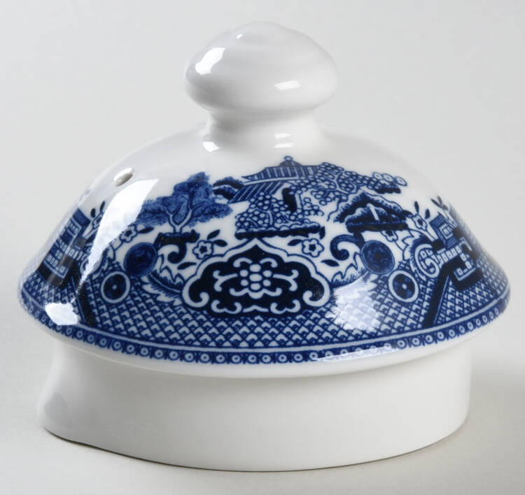 Willow Blue (Georgian Shape) Lid for Teapot